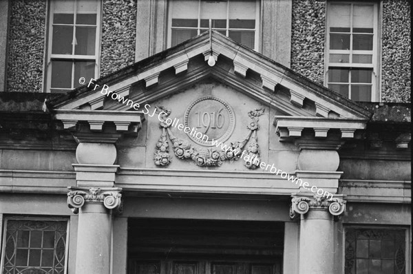 HERBERTSTOWN HOUSE FROM SOUTH DETAIL OF OVERDOOR